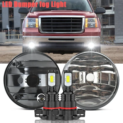Faros antiniebla parachoques izquierda+derecha aptos para 07-13 GMC Sierra 1500 2500 HD 3500 HD Foto 1 de 4