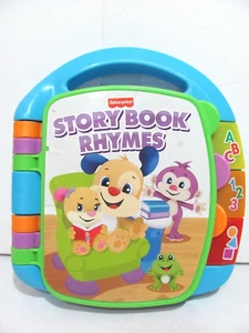 Fisher-Price Story Book Rhymes Toddler Activities Musical Toy 2014 - Blue - Picture 1 of 11