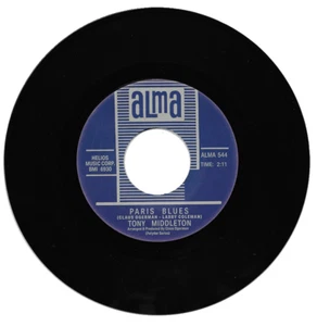 Tony Middleton Paris Blues /To The Ends Of The Earth Northern Soul Listen - Picture 1 of 2