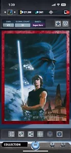 Topps Star Wars Digital Card Trader Red Evolution: Comics Heir Insert - Picture 1 of 1