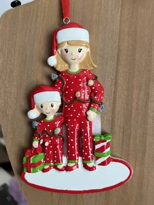 Polar X Christmas Family Personalize It Ornament Mother and Child - Picture 1 of 3