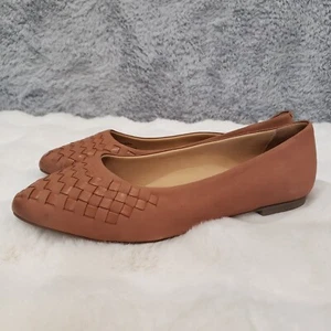 Trotters Estee Damen-Flats gewebt Größe 9WW Gepäck Nubuk NEU Büro Karriere - Bild 1 von 8