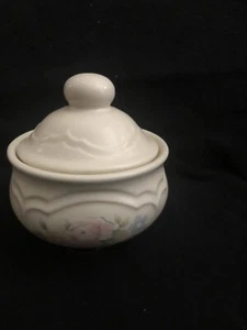 Pfaltzgraff Tea Rose Pattern Sugar Bowl With lid USA Made Replacement Piece - Picture 1 of 8