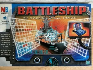 MB Games Electronic Battleship 1999 Handheld Naval Strategy Game Complete - Picture 1 of 4