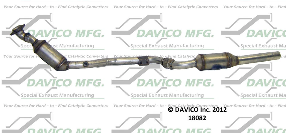 Convertidor catalítico-ajuste exacto Davico 18082 se adapta a 00-02 Mercedes E430 4,3 L-V8 Foto 1 de 3