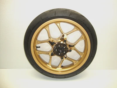 20-24 YAMAHA YZF R1 R1S R1M WGP 60º OEM LLANTA RUEDA DELANTERA CON NEUMÁTICO 2020-2024 2023 Foto 1 de 4