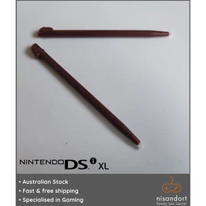 2x Nintendo DSi XL Stylus Burgundy / Dark Red ๐น (UTL-004) - free postage - Picture 1 of 5