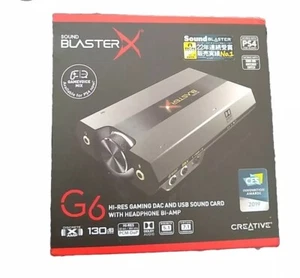Creative Sound BlasterX G6 7.1 External USB Sound Card - Picture 1 of 2