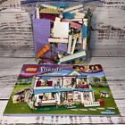 LEGO FRIENDS large 41314 Stephanie's House set w/ minifigures & instructions