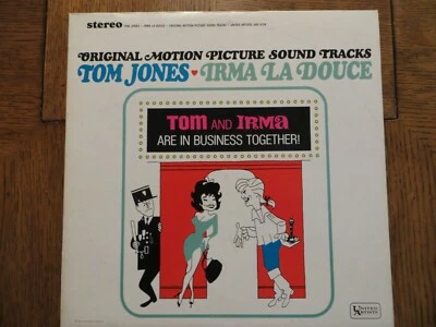 Tom Jones / Irma La Duce (Soundtracks) 1965 United Artists UAS 5134 LP VG+/VG+!! - Image 1 of 4
