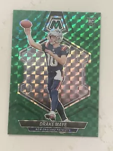 Drake Maye New England Patriots 2024 Panini Mosaic Green Mosaic Prizm RC #303 - Picture 1 of 2