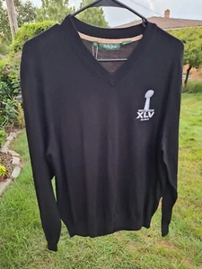 Bobby Jones Superbowl XLV Merinowolle Pullover - Herren Größe S - Bild 1 von 8