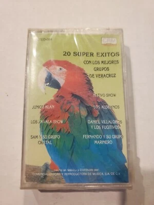 Grupos De Veracruz 20 Super Exitos Con Los Mejores Cassette Nuevo Sellado - Image 1 of 3