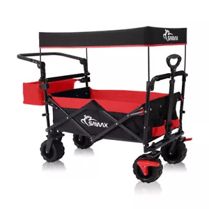 SAMAX Carro de Transporte Plegable Carro Jardin Carrito de Mano Playa Carretilla - Imagen 1 de 12
