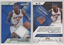 2014-15 Panini Prizm Jerseys Blue Mojo Prizms Carmelo Anthony #29