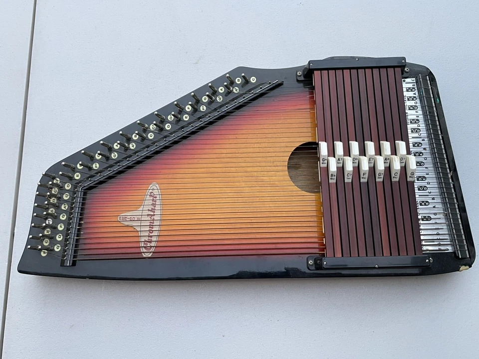 Vintage 1968 ChromAharP Rhythm Band 36-String 15-Chord Autoharp Instrument - Image 1 of 4