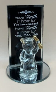 Graduate Glass Figurine “Have Faith In How Far You Have Come” - Picture 1 of 4