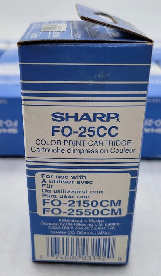 Lot of 10 Sharp FO-25CC Color print Cartridge - Image 1 of 4