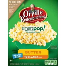 Orville Redenbacher's SmartPop! Butter Microwave Popcorn, 2.69 Oz, 12 Ct.