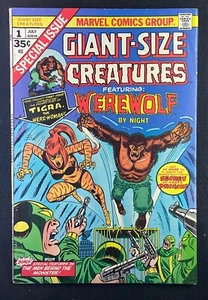 Criaturas tamaño gigante (1974) #1 bien+ (6,5) primera aparición/origen Tigra - Imagen 1 de 2