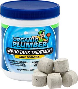 Septic Tank Cleaner Treatment, Bacteria X Natural Enzyme Flushable Bio Tabs, Rid - Picture 1 of 12