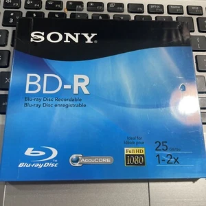 SONY BD-R Blu-ray Disc Recordable - Full HD 1080 25 GB NEW SEALED - Picture 1 of 2