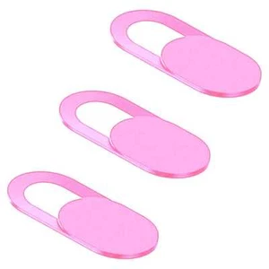 3x Webcam Abdeckung Cover Slider Aufkleber Ultra Dünnes Design für Laptop PC Rosa - Bild 1 von 3