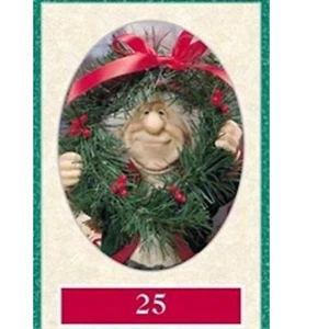 Zims Number 25 Elf with Wreath Figurine 11 Inch - Picture 1 of 2