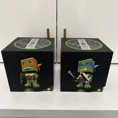 TMNT Kubros Block Sets MICHELANGELO & LEONARDO SDCC Exclusive Lot of 2 - NEW - Image 1 of 3