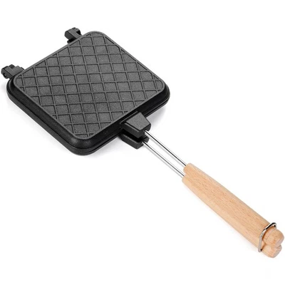 Hot Sandwich Maker Non-stick Grilled Panini with Handle Stovetop Camping Toaster - Image 1 of 4