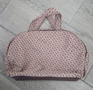 Vintage 1980 Mary Kay Travel Consultant LOGO Makeup Bag Tote Carry On Organizer - Picture 1 of 5