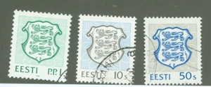 Estland #212, 215, 216 gest. kleines Lot - Bild 1 von 1