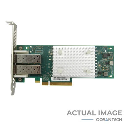 Dell CK9H1 Qlogic QLE2692 16GB PCIe Fibre Channel SFP+ DP HBA BK3210407-25 - Image 1 of 4