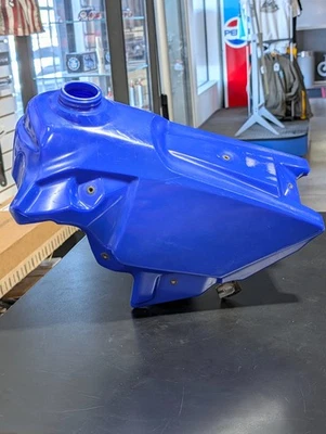 Yamaha WR250F/WR450F 2003-2004 OEM tanque de combustible azul **usado** Foto 1 de 4