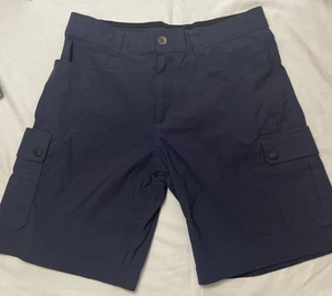 Orvis Tech Cargo Shorts Herren 34 Stretch Outdoor Trail Navy Blau - Bild 1 von 16