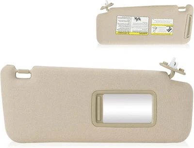 Right Passenger Side Sun Visor for 2010-2023 Toyota 4Runner Beige Sunvisor Re - Image 1 of 4