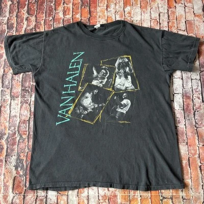 Vtg 1988 Van Halen World Tour Concert T-Shirt Adult Size XL-2XL - Single Stitch - Image 1 of 4