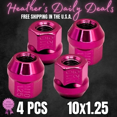 4 Acorn Bulge Lug Nuts 2004-2006 Bombardier Outlander Max 400 H.O. ATV Wheel Nut - Image 1 of 3