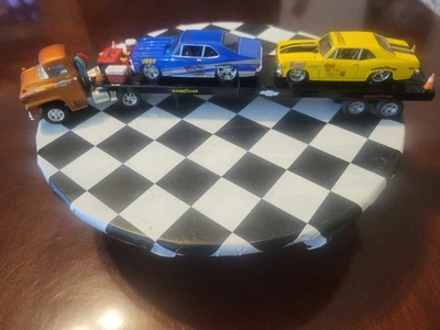 M2 Customized Set Of 1958 Chevy LCF Tractor & Pair Of ProRodz 70 Chevy Nova SS  - Image 1 of 4