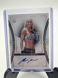 2024 Panini National Treasures WWE Michelle Mccool Legendary Signatures automático/25 - Imagen 1 de 2