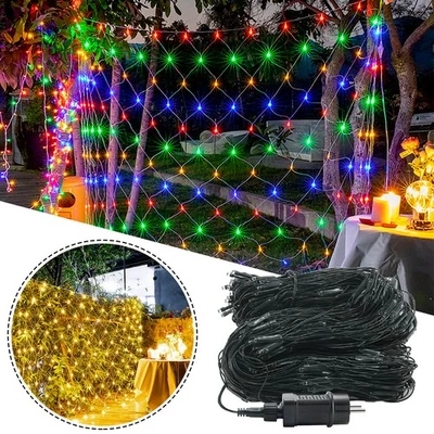 LED light net light curtain fairy lights 31V storage function 3x2m/6x2m/6x4m - Image 1 of 4