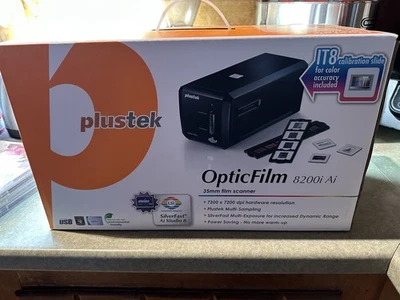 Plustek 35mm Film & Slide Convert 8200i Ai – SilverFast Ai studio IT8 target NEW - Image 1 of 4