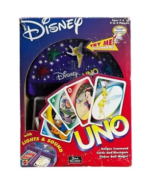 2002 Disney Uno with Lights & Sounds. Tested, Working! NO INSTRUCTIONS - Image 1 of 4