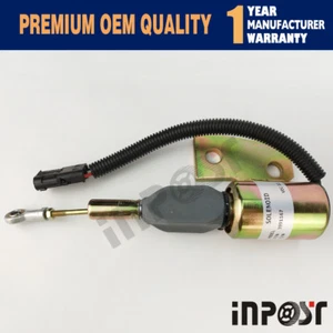 Fuel Shutoff Solenoid 3991167 12v SA-4941-12 J932529 87420952 For Cummins - Picture 1 of 4