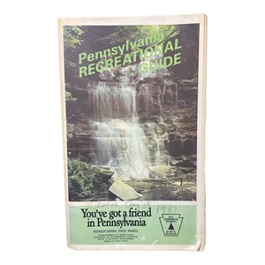 Mappa Parchi Statali Guida Ricreativa Pennsylvania 1981 - Foto 1 di 5