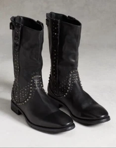 Stivali GRAIL $1298 collezione John Varvatos Fleetwood con borchie 9 - Foto 1 di 11