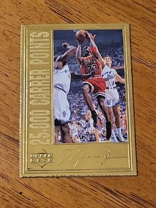 22kt Gold Michael Jordan 25,000 Career Points Upper Deck 0978/10,000 - Picture 1 of 11