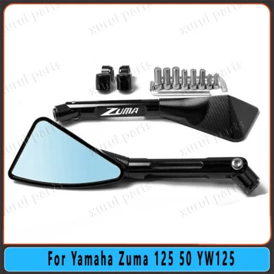 For Yamaha Zuma 125 50 YW125 motorcycle accessories Left Right Rearview Mirrors Foto 1 de 4
