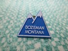 BOZEMAN Vintage Skiing Ski Pin Bridger Bowl MONTANA Resort Souvenir Lapel / M