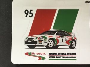 Sticker / Aufkleber, Toyota Celica GT-Four, ST205 WRC, Castrol World Rallye 1995